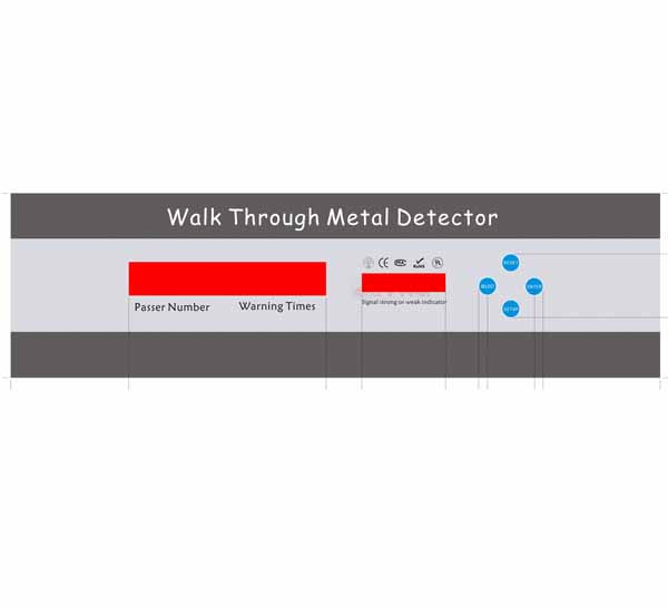 802型(6區(qū)位)通過(guò)式金屬安檢門